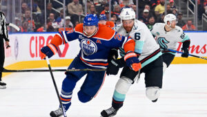 Draisaitl’s late goal propels Oilers past Kraken 3-1