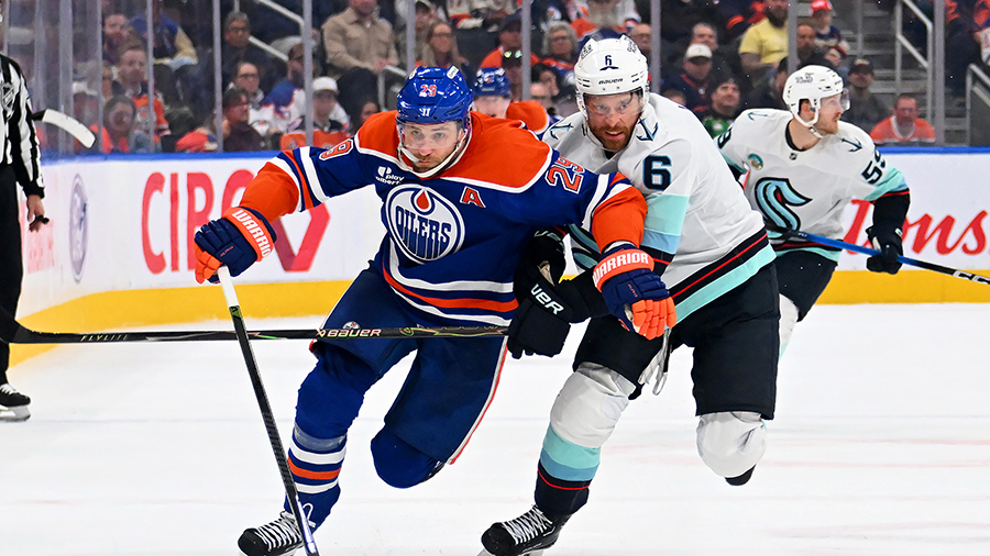 Leon Draisaitl Edmonton Oilers Adam Larsson Seattle Kraken 2026...