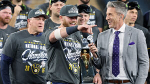 Ex-Mariners OF Jake Bauers wins NLCS MVP as Brewers sweep Dodgers