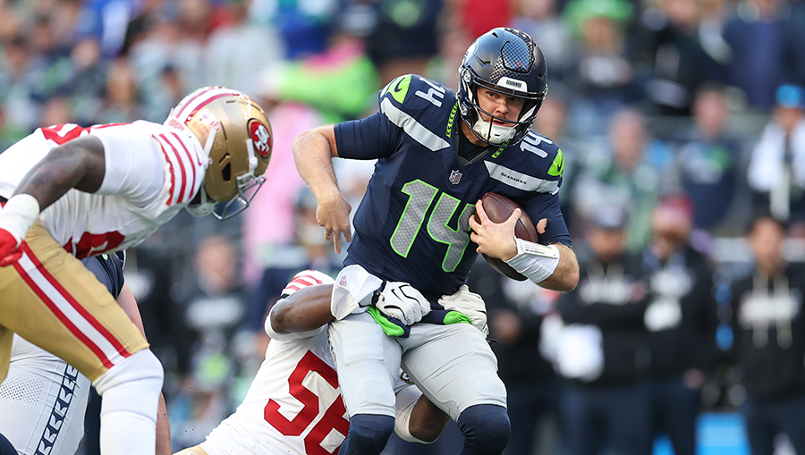 Seattle Seahawks Sam Darnold...