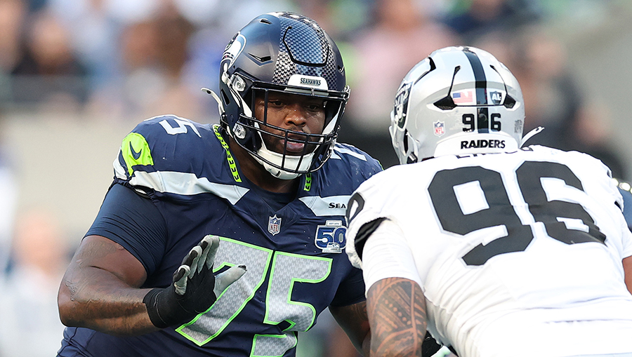 Seattle Seahawks Anthony Bradford...
