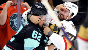 Olofsson, Hertl lead Golden Knights over Kraken 6-2