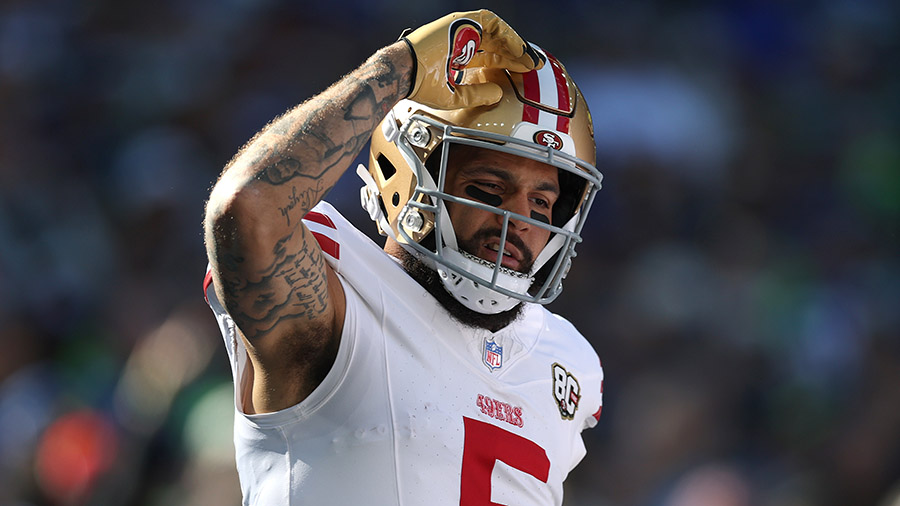 San Francisco 49ers Mike Evans injury...