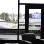 New coaches offices at Husky Stadium.