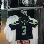 Merchandise of all kinds commemorating the Seahawks Super Bowl championship is flying off the shelves at the Seahawks Pro Shop at CenturyLink Field.