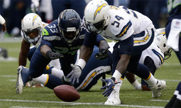 Christine Michael gained 45 yards on eight carries but fumbled for the second straight preseason ga...