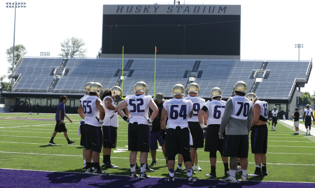 The Huskies’ offensive line returns seven players with starting experience. (AP)...