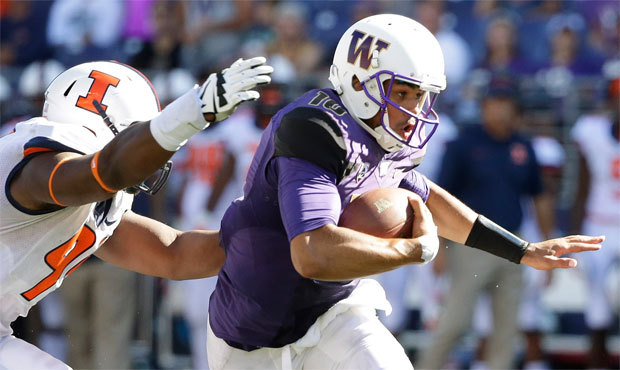 In two games as the Huskies’ starting quarterback, Cyler Miles has led them to 1,001 total ya...