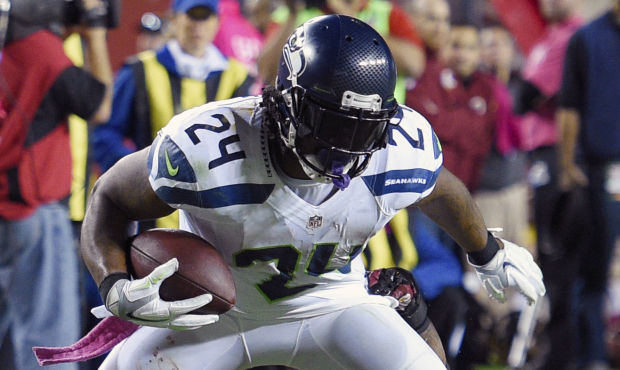 In the Seahawks’ two losses this season, running back Marshawn Lynch has just 17 combined car...