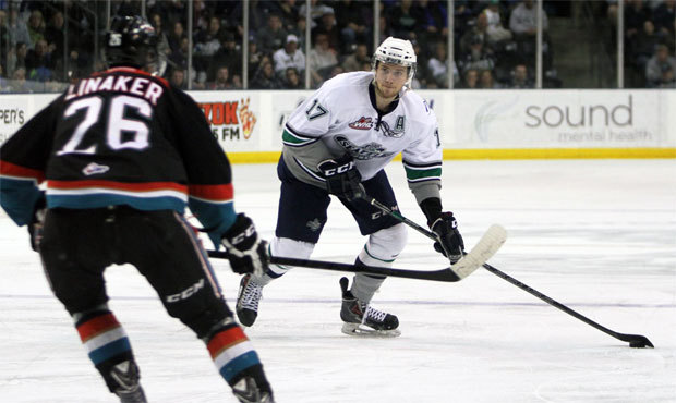 Shea Theodore is hoping to represent Canada at the World Junior Championships. (T-Birds photo)...