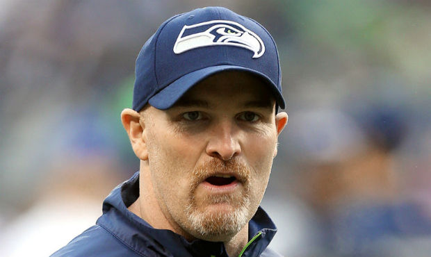Seahawks defensive coordinator Dan Quinn is among three Seattle coaches in the running for vacant N...