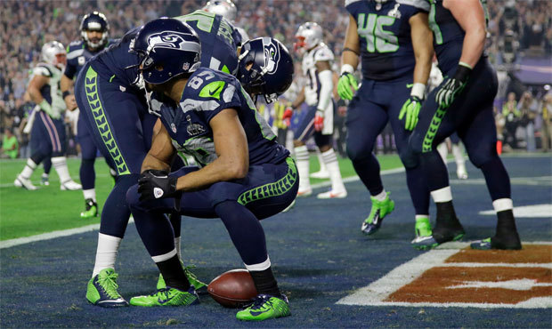 “it was a spontaneous reaction to the course of the game,” Doug Baldwin said of his tou...