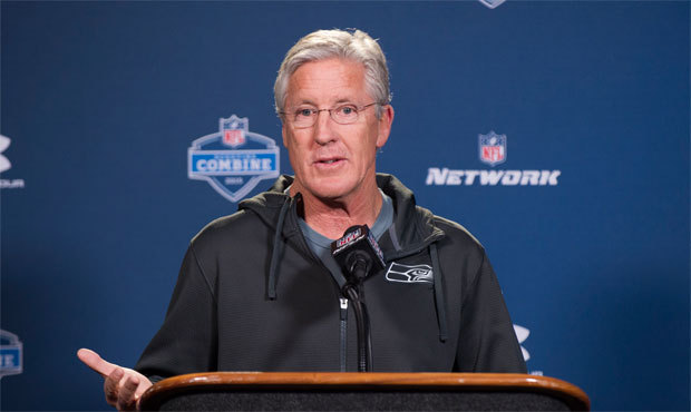 Pete Carroll said the Seahawks are looking at potential defensive assistants at the combine. (AP)...