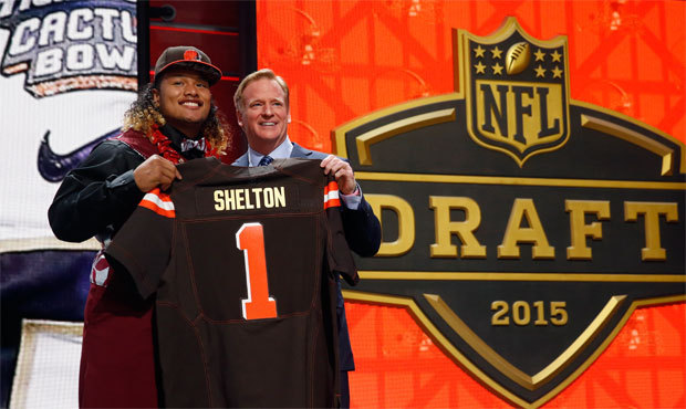 Danny Shelton, a first-team All-American in 2015, was selected by the Browns with the 12th pick. (A...