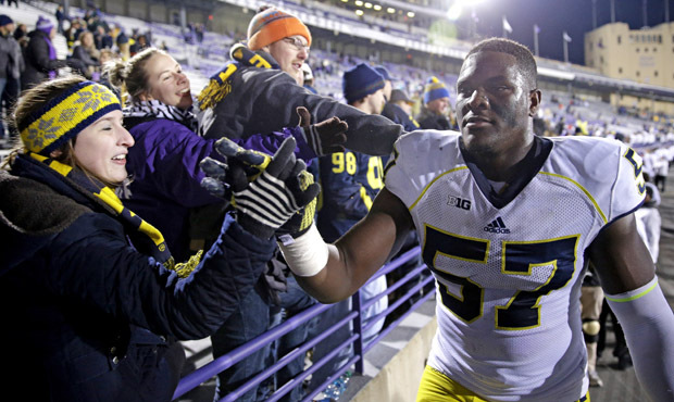 Frank Clark was dismissed from Michigan’s football team after an incident of alleged domestic...