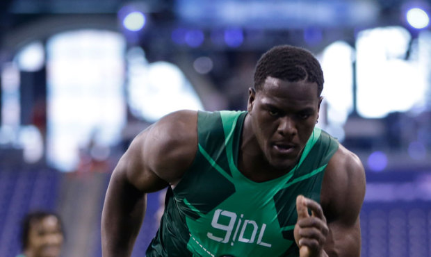Seahawks draft pick Frank Clark was arrested and jailed in November on a domestic-violence charge t...