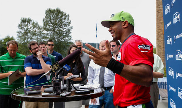 “That’s just being smart,” Russell Wilson said of securing an insurance policy in...