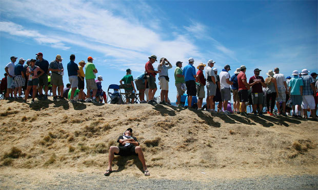 Sightlines were among the issues for spectators who attended the U.S. Open at Chambers Bay. (AP)...