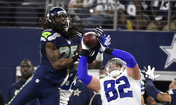 Even without an interception this season, Richard Sherman is a candidate for Defensive Player of th...