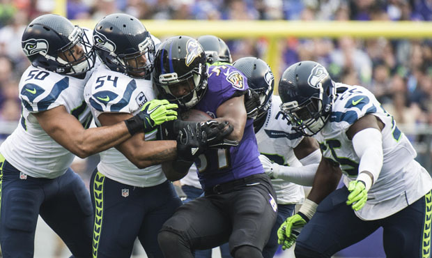 D-line snap counts were affected by the Ravens being stuck in passing situations. (Seahawks photo/R...