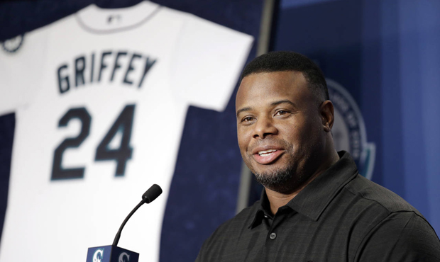 Mariners legend Ken Griffey Jr. will be back at Safeco Field on Friday to throw out the first pitch...