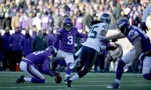 That Seattle nearly blocked Minnesota’s third field goal may have caused Blair Walsh to rush ...