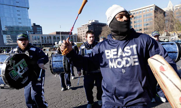 Marshawn Lynch’s Beast Mode store had a “blockbuster” first week of sales, accord...