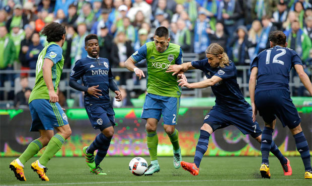 Clint Dempsey’s role changed once Oniel Fisher’s red card left the Sounders a man down....