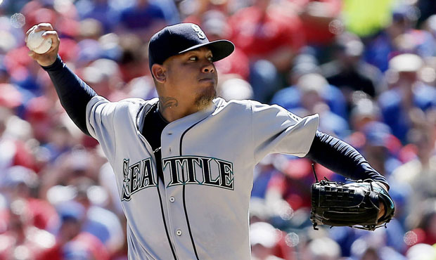 Felix Hernandez gave up just one hit but walked five and lost for the first time on opening day. (A...