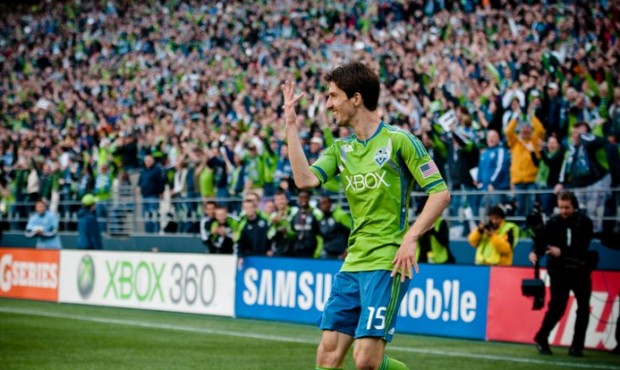 Alvaro Fernandez, who played with the Sounders from 2010-12, is back with the team. (AP)...