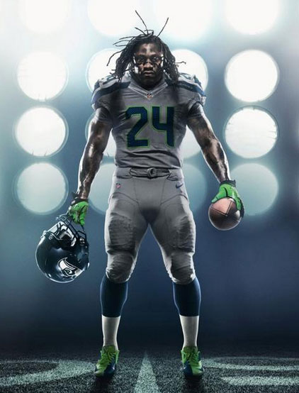 bobby wagner wolf grey jersey