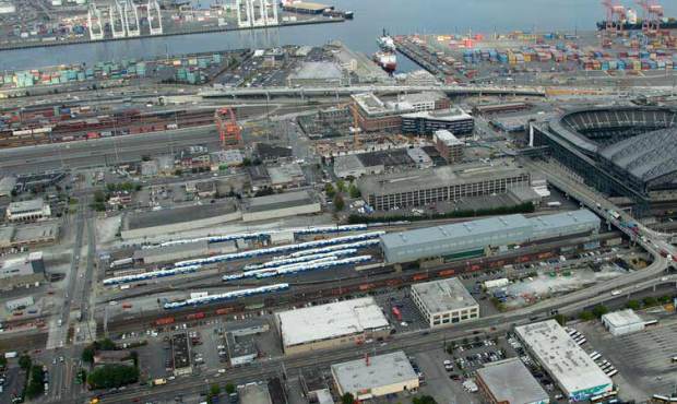 A union of dockworkers is pursuing a legal challenge to plans for a new sports arena in Seattle. (A...