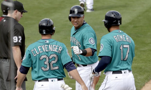 Steve Clevenger, Efren Navarro and Stefen Romero will all see action in Mariners games Saturday. (A...