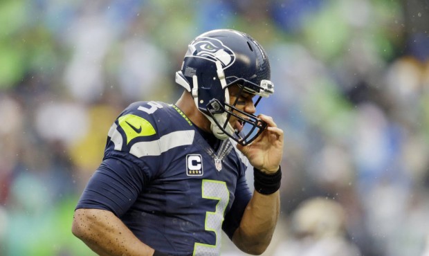 Pete Carroll was more optimistic about Russell Wilson's sprained ankle on Monday afternoon. (AP)...
