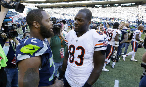 Michael Bennett says he dreams every night of facing his brother Martellus in Super Bowl LI. (AP)...